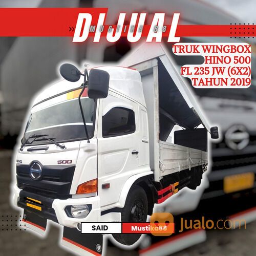 Truk Wingbox Hino 500 FL 235 JW Tahun 2019