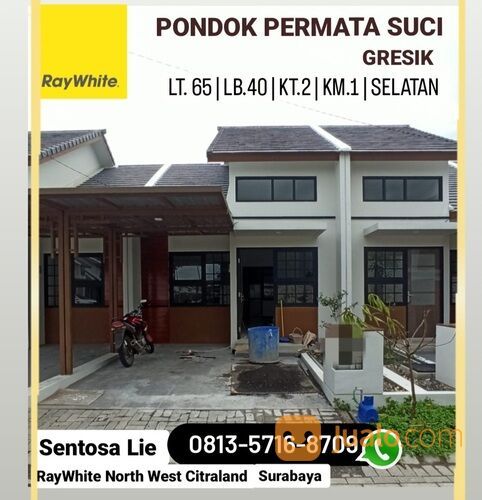 Rumah Baru Pondok Permata Suci Gresik - Baru Siap Huni