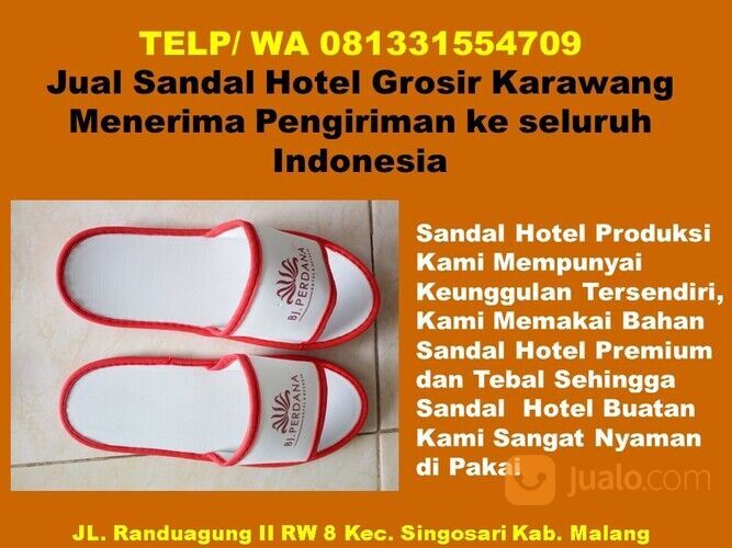 Hubungi 081331554709 - Sandal Hotel Shopee Karawang