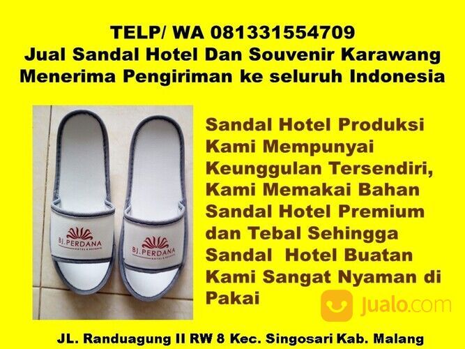 Hubungi 081331554709 - Sandal Hotel Shopee Karawang