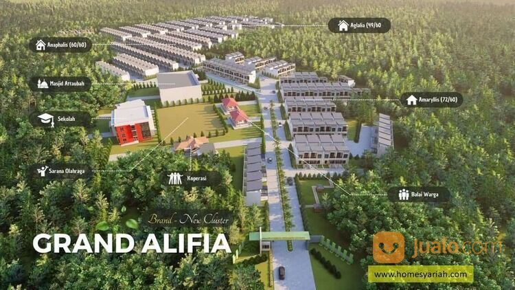 Tinggal 15 Menit dari Toll Jagorawi dengan Grand Alifia Bogor