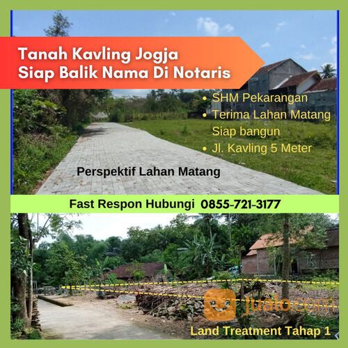 Hunian Strategis Antara Jogja Kota Dan Gerbang Tol Banyurejo Kavling Tanah