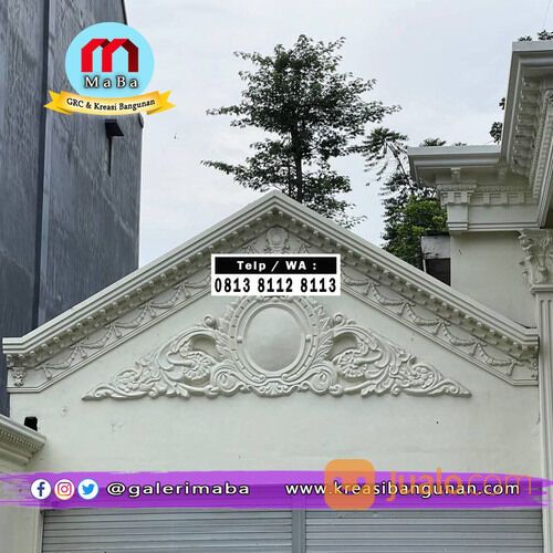 Ornamen GRC Teras Rumah Klasik