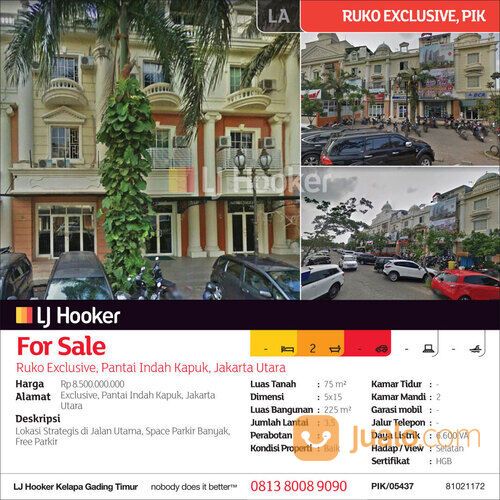 Ruko Exclusive, PIK, Jakarta Utara
