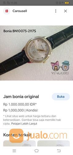 jam tangan bonia second original