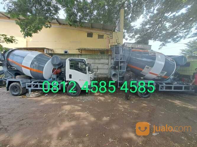 Isuzu Nmr Truk Gentong Tabung Mixer Truk Mixer 3 Kubik Truk Cor Beton Bekasi Jakarta
