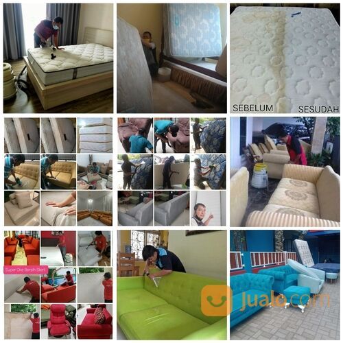 Hp/Wa_081_665_8865 jasa cuci sofa & springbed lenteng agung jakarta selatan bersih nyata murah