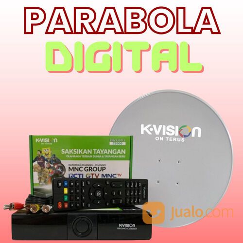 PARABOLA DIGITAL KVISION TAHAN CUACA