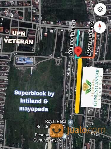 PERMATA GUNUNG ANYAR KTP SBY HANYA 600JT-AN