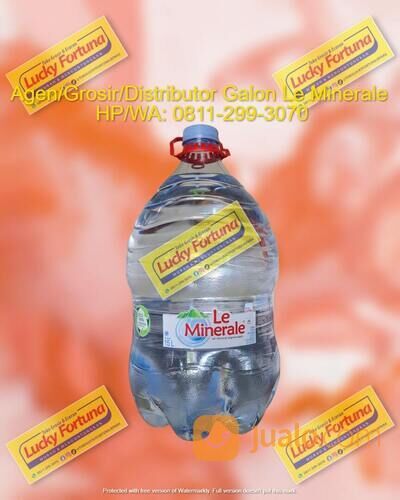 Distributor Galon Le Minerale Jepara - HP/WA: O8112993O7O - Toko Lucky Fortuna