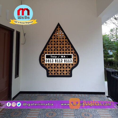 Roster Dinding GRC Bunga