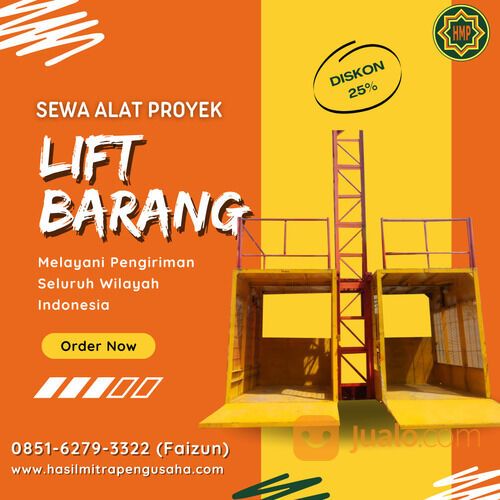 LIFT BARANG | SEWA LIFT BARANG PEKALONGAN | 0851-6279-3322