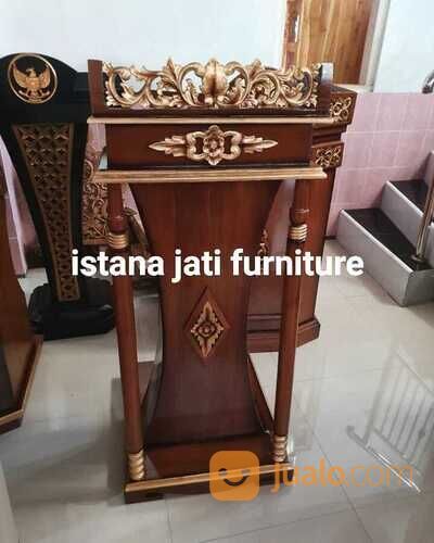 Podium ceramah idul fitri finishing