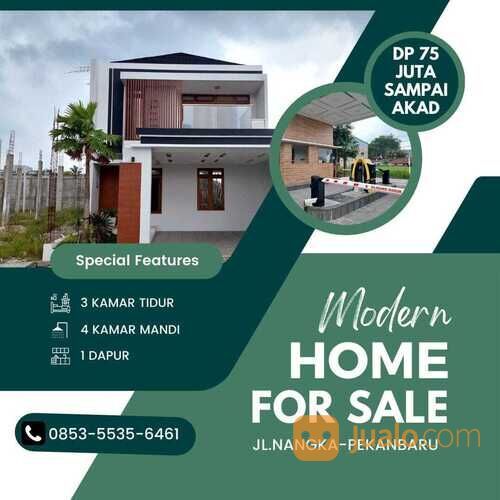 rumah premium lokasi di tengah kota pekanbaru full interior Jl. Amal Mulia, Labuh Baru Tim. ,