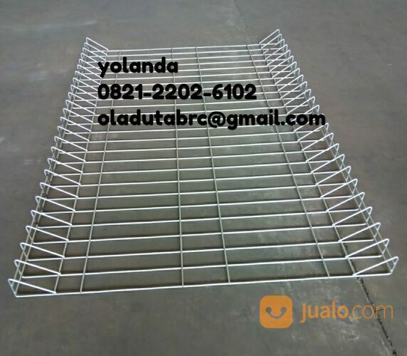 Pagar brc T60cm x Dia5mm x P240cm elektroplating galvanis