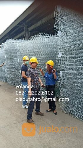 Pagar brc T60cm x Dia5mm x P240cm elektroplating galvanis