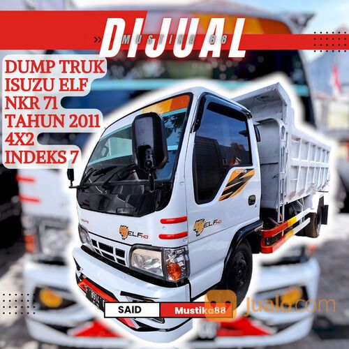 Juragan Dump Truk Merapat! Dump Truk Isuzu Elf NKR 71 Indeks 7 Tahun 2011