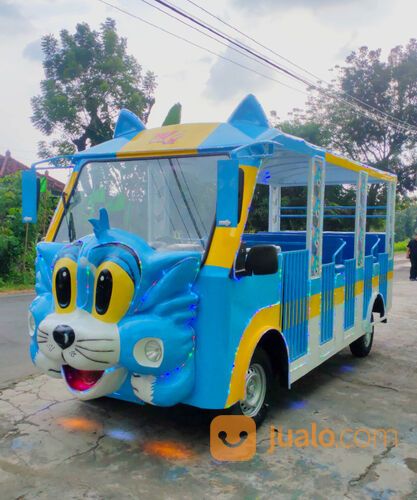 kereta karakter tom kucing mesin L300 Odong odong wisata