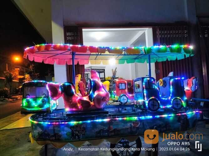 kereta odong tayo nemo pakai aki lampu led