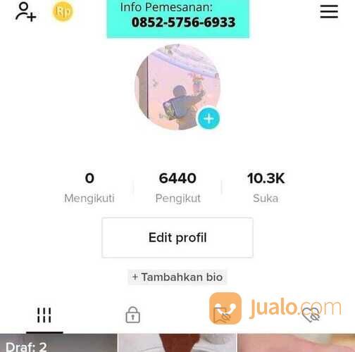 0852-5756-6933, Akun Tiktok di Gapura
