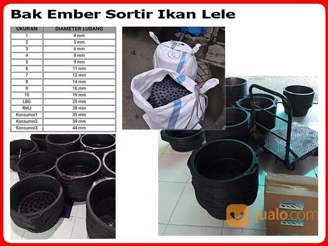 Bak Ember Sortir Ikan Lele, Keramba Ikan, Happa + Harga Grosir