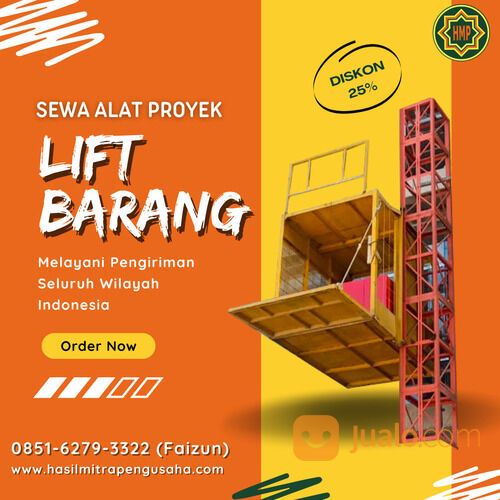 LIFT BARANG PALEMBANG | SEWA LIFT BARANG KOTA PALEMBANG | 0851-6279-3322