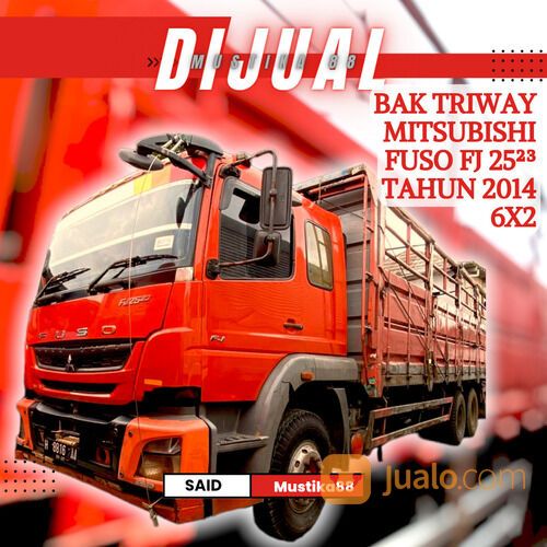 Bak Triway Mitsubishi Fuso FJ 25²³ Tahun 2014