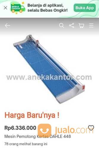 Mesin Potong Kertas, Duplek Size Plano DAHLE 448 made in German