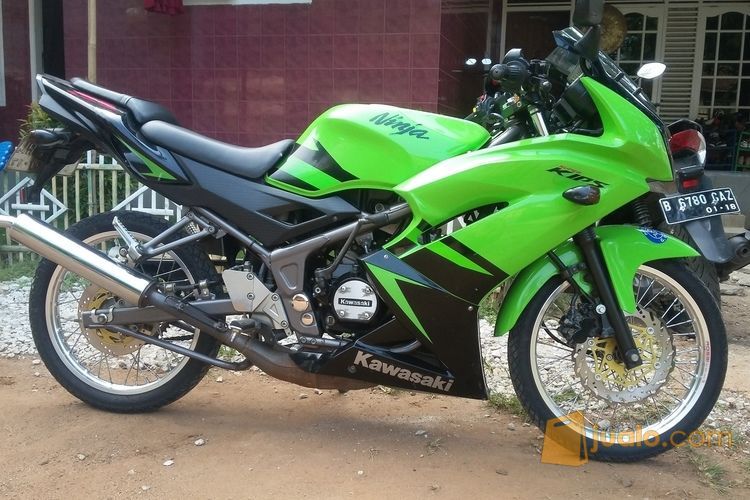 ninja rr 150 cc warna hijau thn 2012