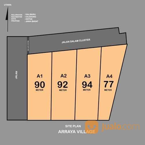 Rumah Bata Merah 2 Lantai Tipe 74/94 Lokasi Di GDC Depok Dekat Kampus JGU