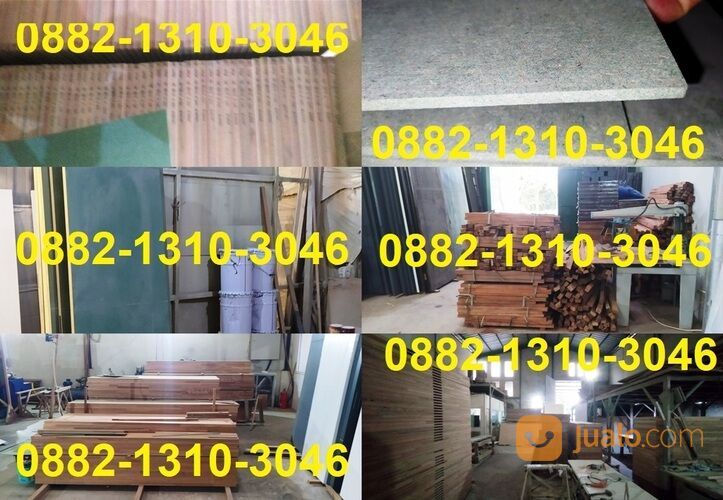 Pabrik Produksi Pintu Kayu Kamper Samarinda Oven Kayu Meranti Kayu Parket Custom