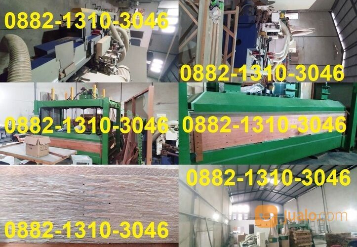 Pabrik Produksi Pintu Kayu Kamper Samarinda Oven Kayu Meranti Kayu Parket Custom
