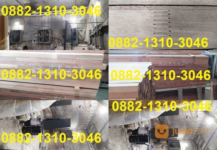 Pabrik Produksi Pintu Kayu Kamper Samarinda Oven Kayu Meranti Kayu Parket Custom