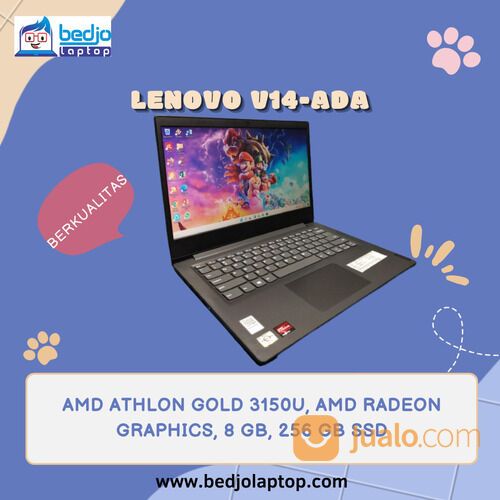 LENOVO V14-ADA, AMD ATHLON GOLD 3150U, AMD RADEON GRAPHICS, 8 GB, 256 GB SSD