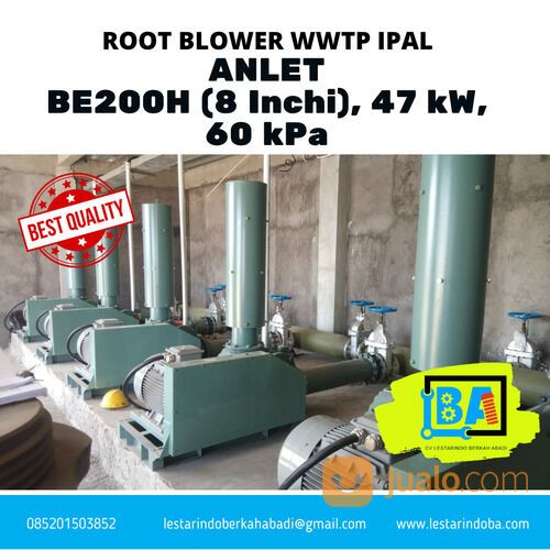 Root Blower Aerasi IPAL WWTP Semarang