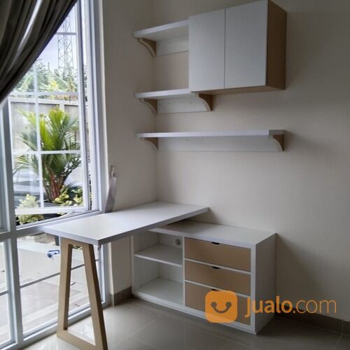 Furniture Custom, Kitchen set, Lemari, Backdrop TV, Storage, Partisi