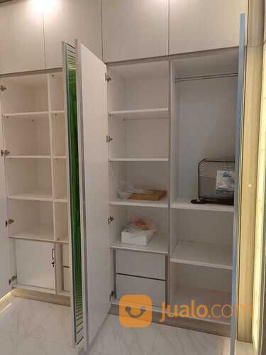 Furniture Custom, Kitchen set, Lemari, Backdrop TV, Storage, Partisi