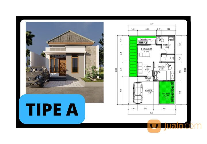 PERUMAHAN DEKAT PASAR