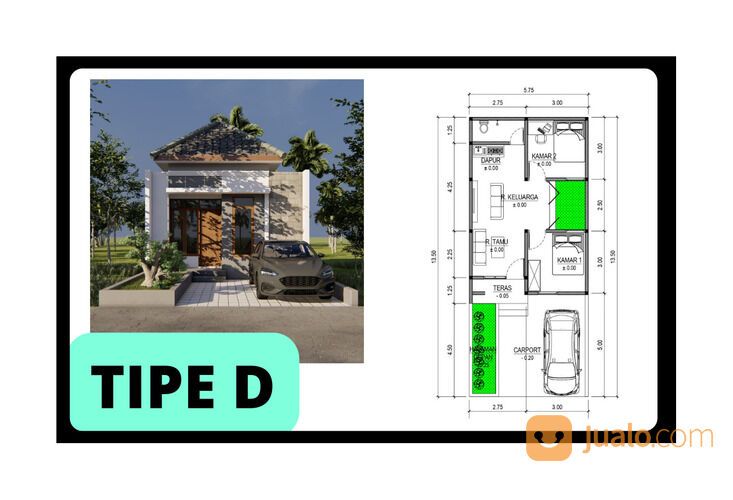 PERUMAHAN DEKAT PASAR