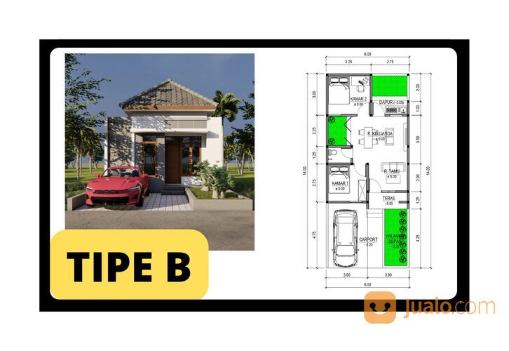 PERUMAHAN DEKAT PASAR
