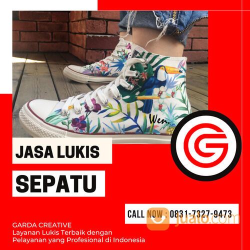 Jasa Lukis Sepatu Terdekat Murah | 0831-7327-9473 | Garda Creative