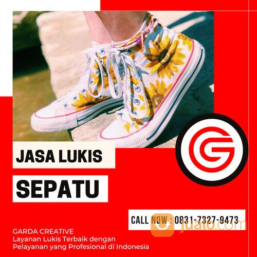 Jasa Lukis Sepatu Terdekat Murah | 0831-7327-9473 | Garda Creative
