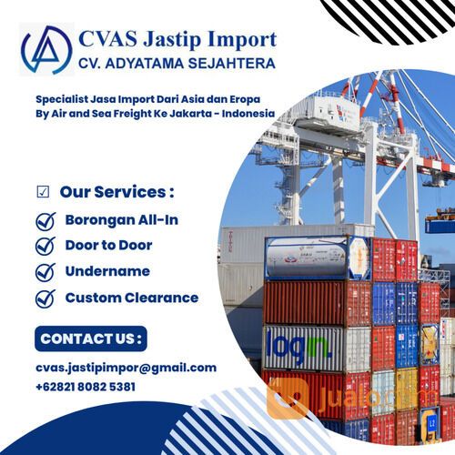 Jasa Import Barang - Door to Door India - Jakarta | 082180825381