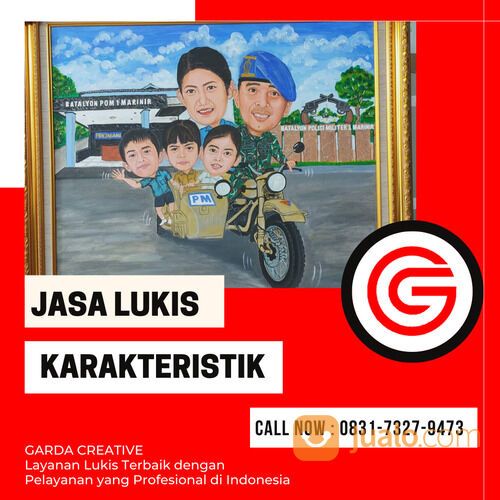 Jasa Lukis Karikatur Lampung Murah | 0831-7327-9473 | Garda Creative