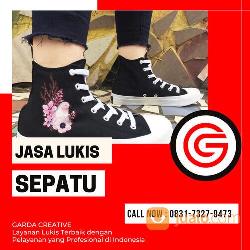 Jasa Lukis Sepatu Bandung Murah | 0831-7327-9473 | Garda Creative
