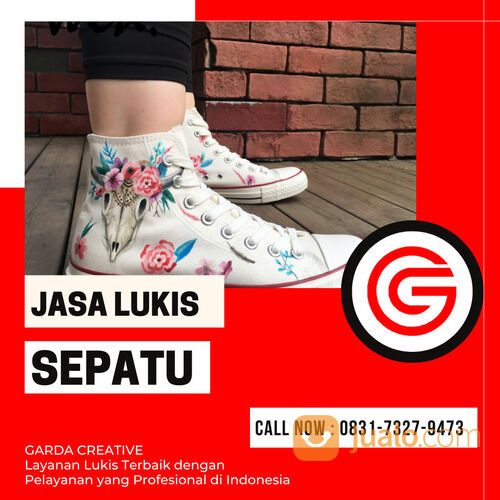 Jasa Lukis Sepatu Bandung Murah | 0831-7327-9473 | Garda Creative