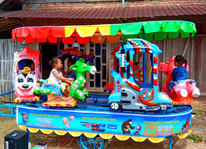 odong odong tayo animal mix tank pesawat karakter kereta panggung komplit