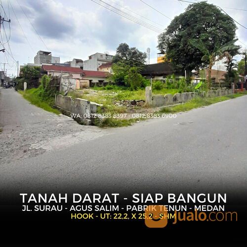 TANAH DARAT SIAP BANGUN - JL SURAU AGUS SALIM PABRIK TENUN MEDAN