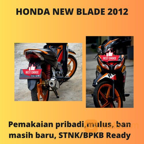Honda New Blade 110cc Tahun 2012 Super Mulus