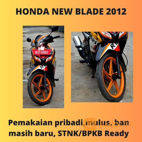 Honda New Blade 110cc Tahun 2012 Super Mulus